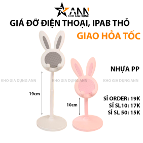 Giá Đỡ Điện Thoại Ipab Hình Tai Thỏ 8x31x10cm - GDDTIP01