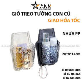 Giỏ Treo Tường Con Cú Đựng Kem Bàn Chải Đánh Răng - GTTCC01