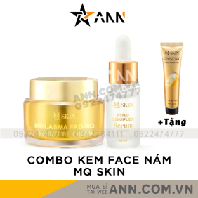 Combo Kem Face Nhân Sâm Ban Đêm MQ Skin Melasma Fading Moisture Cream + Serum Hyalu Complex - CBFACEMQSKIN02