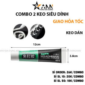 Combo 2 Chai Keo Dán Siêu Dính Nhanh Khô Chống Thấm Nước - KSD01