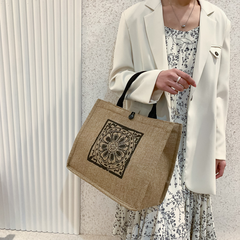 24982_o1cn01forynd1lajdwrapdg-2215403851315-0-cib_20240829113048-3.jpg Túi Cói Size To Túi Xách Cói Họa Tiết Đơn Giản 34x29cm - TCHTDG01