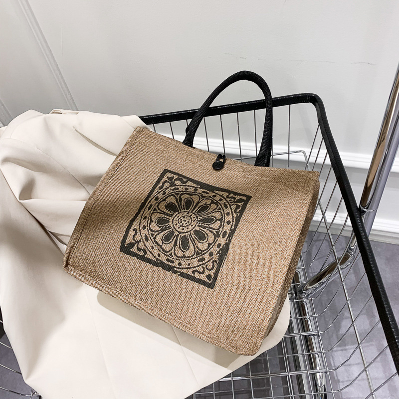 24982_o1cn01lix0rd1lajdydtpjk-2215403851315-0-cib_20240829113049-3.jpg Túi Cói Size To Túi Xách Cói Họa Tiết Đơn Giản 34x29cm - TCHTDG01