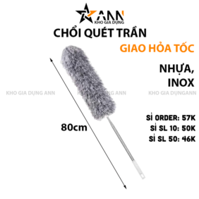 Chổi Quét Trần Nhà Quét Mạng Nhện Gấp Gọn 80cm - CQTN01