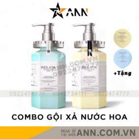 Combo Dầu Gội Và Dầu Xả Phục Hồi Hương Nước Hoa Perfume Repair Series Weilaiya 450ml - Tặng Set Gội Xả Mini - GOIXAW01