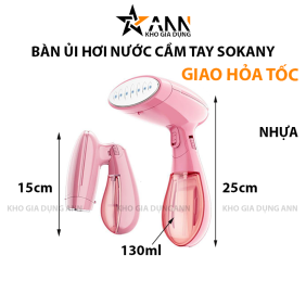 Bàn Ủi Hơi Nước Cầm Tay Sokany Gấp Gọn - BUHNCT01