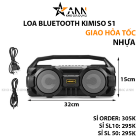 Loa Bluetooth Kimiso S1 - LBLTKMS01