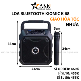 Loa Bluetooth Kiomic K 68 Kèm Mic - LBLTKOMK6801