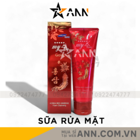 Sữa Rửa Mặt Hồng Sâm My Gold 130ml - 8809451853089