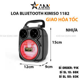 Loa Bluetooth Không Dây Kimiso 1182 12x9x15cm - LBLTKMS02