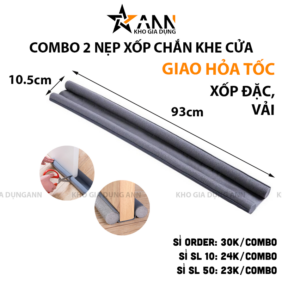 Combo 2 Nẹp Chắn Khe Cửa 93x10.5cm - NCKC01