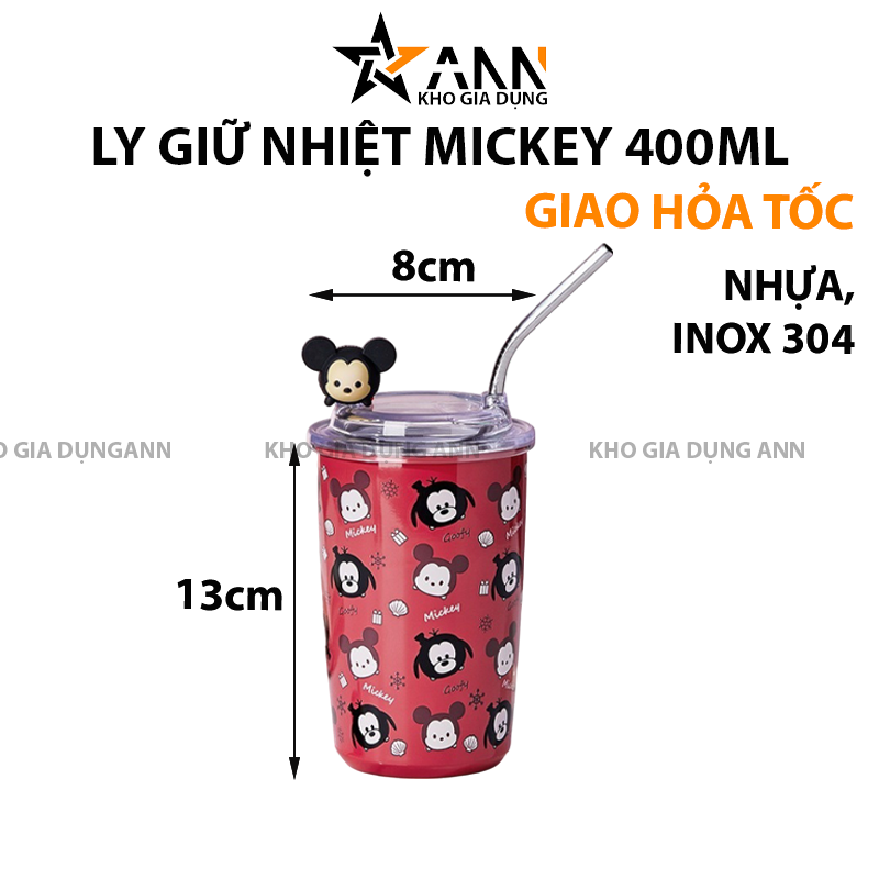 25127_158_20250320103612-1.png Cốc Giữ Nhiệt Ly Giữ Nhiệt Mickey 400ml Inox Cao Cấp 13x8cm - CGNMK01