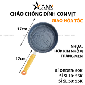 Chảo Chống Dính Vịt Vàng 17cm - CVVCD01