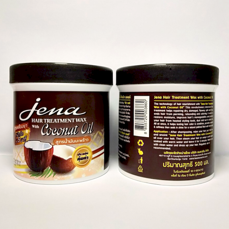 Shop sỉ kem Ủ Tóc Dừa Jena Hair Treatment Wax With Coconut Oil 500gr Shop sỉ kem Ủ Tóc Dừa Jena Hair Treatment Wax With Coconut Oil 500gr