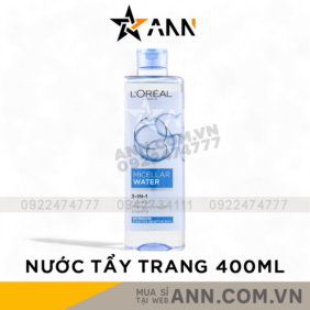 Nước Tẩy Trang L'oreal Paris Xanh Nhạt Tươi Mát Micellar Water Refreshing 400ml - 6928820030226