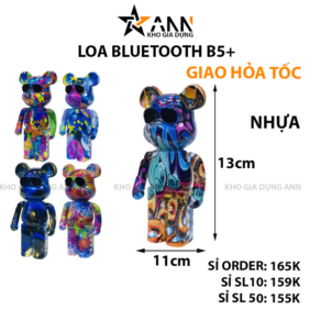 Loa Bluetooth B5+ Hình Gấu Màu Galaxy - LBLTB501