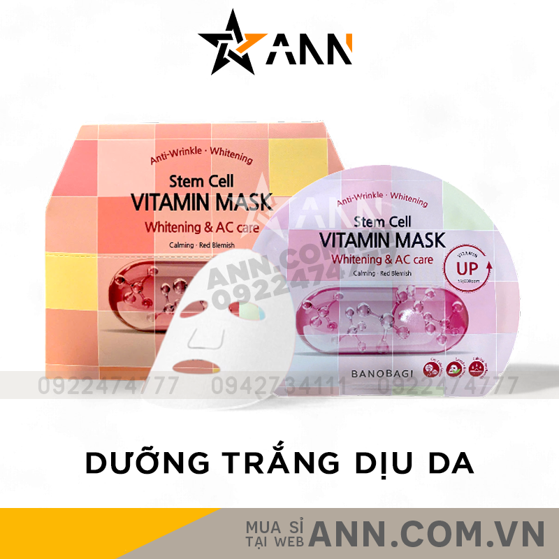 25193_a4_20240924115335-4.png Mặt Nạ Banobagi Màu Hồng Stem Cell Vitamin Mask Whitening AC Care Hộp 10 Miếng - 8809486365311