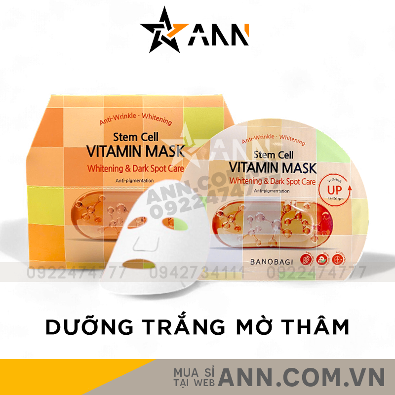 25194_a3_20240924115313-3.png Mặt Nạ Banobagi Màu Cam Stem Cell Vitamin Mask Whitening Dark Spot Care Hộp 10 Miếng - 8809486365281