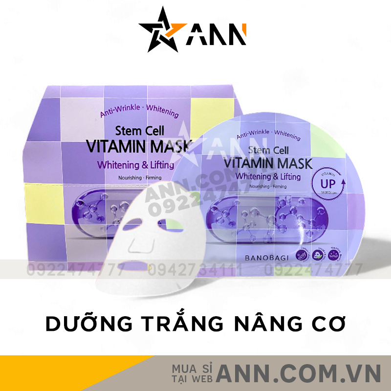 25198_a2_20240924115241-2.png Mặt Nạ Banobagi Màu Tím Stem Cell Vitamin Mask Whitening Lifting Hộp 10 Miếng - 8809486365298