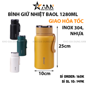 Bình Giữ Nhiệt Baol Quai Bên Hông 1280ml - WL321280