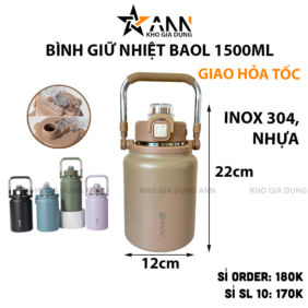 Bình Giữ Nhiệt Baol Có Quai Xách WY17 1500ml - BGNBAOL145