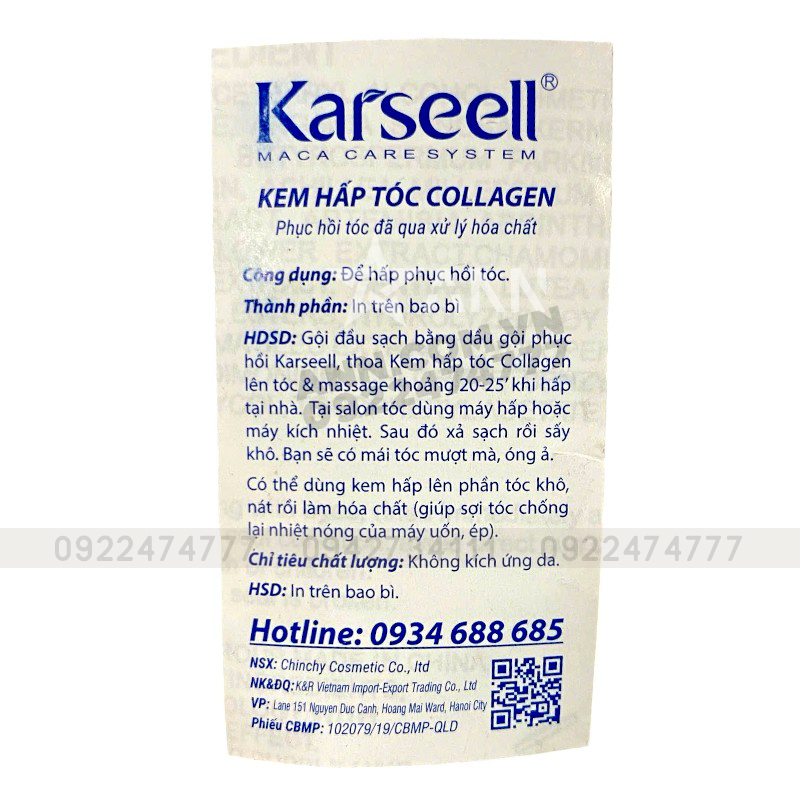 25258_u-toc-kar-tem-photoroom-2_20240925111944-2.jpg Kem Ủ Tóc Karseell Collagen Macca Essence Repair 500ml Phục Hồi Tóc - 4897110030074