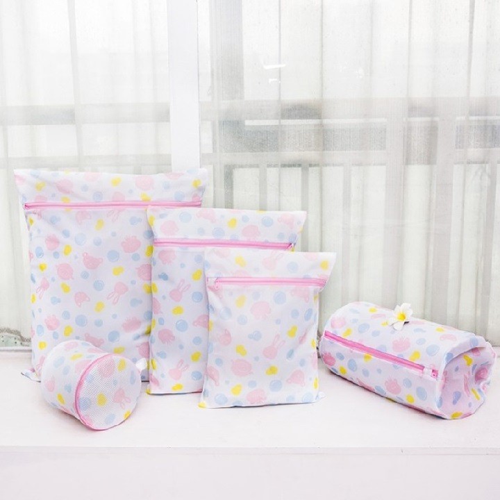 25323_vn-11134207-7r98o-lp1xszndi4ij30_20240928165525-4.jpg Set 5 Túi Lưới Giặt Quần Áo - Túi Giặt Đồ Máy Giặt - S5TLGQA