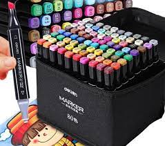 Bút Màu Dạ Quang Marker Touch - Viết Màu 60 Màu Bút Màu Dạ Quang Marker Touch - Viết Màu 60 Màu