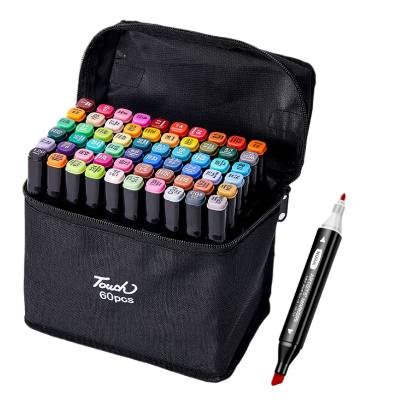 25327_z5872604980439-54fb45c68704cfc860c8c19157220b9e-photoroom-33_20240928180701-3.png Bút Màu Dạ Quang Marker Touch - Viết Màu 60 Màu - BDQ60M
