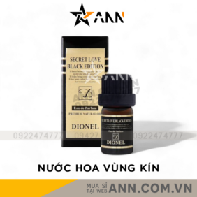 Nước Hoa Vùng Kín Dionel Màu Đen Secret Love Black Edition 5ml - NHVKD02