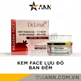 Kem Face Lựu Đỏ Dr.Lina Melasma Face Giảm Nám Ban Đêm 25g - KFLDBD