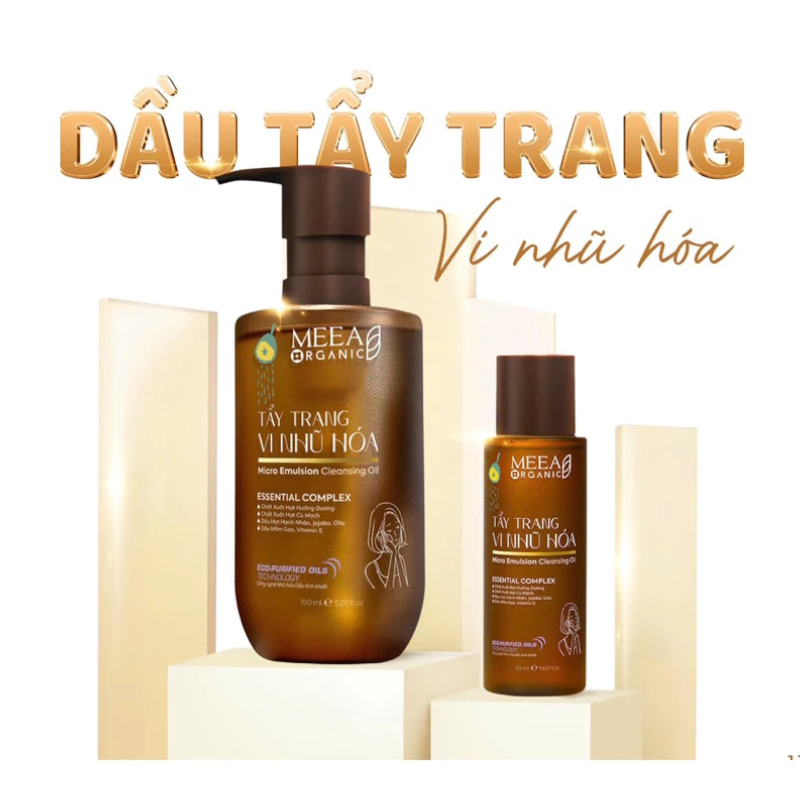 Giá sỉ dầu Tẩy Trang Meea Organic Vi Nhũ Hóa Micro Emulsion Cleaning Oil 150ml Giá sỉ dầu Tẩy Trang Meea Organic Vi Nhũ Hóa Micro Emulsion Cleaning Oil 150ml