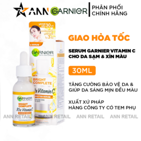 Serum Garnier Dưỡng Sáng Da Skin Naturals Bright Complete 30x Vitamin C Booster Serum 30ml - 8994993011421