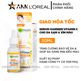 Serum Garnier Dưỡng Sáng Da Skin Naturals Bright Complete 30x Vitamin C Booster Serum 30ml - 8994993011421