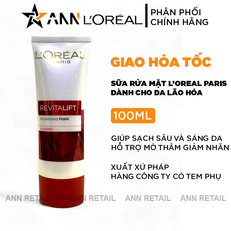 25387_bia_20241008085850-7.png Sữa Rửa Mặt Loreal Paris Chống Lão Hoá Revitalift Cleansing Foam 100ml - 8991380232162