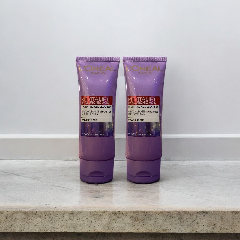 25389_srm-loreal-phu-photoroom-4_20241007155729-6.jpg Sữa Rửa Mặt Loreal Paris Cấp Ẩm Da Revitalift Hyaluronic Acid 100ml - 8994993016013