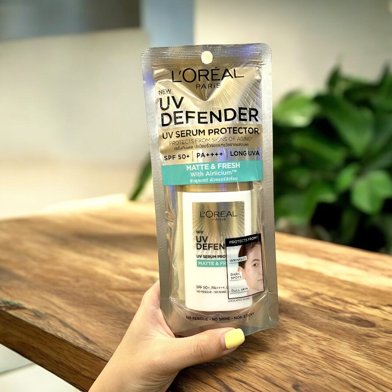 25393_kcn-matte-loreal-phu-photoroom-4_20241008103732-7.jpg Kem Chống Nắng Loreal Paris Kiềm Dầu Thoáng Mịn Da Matte & Fresh With Airlicium SPF50+ PA++++ 50ml - 8994993014705