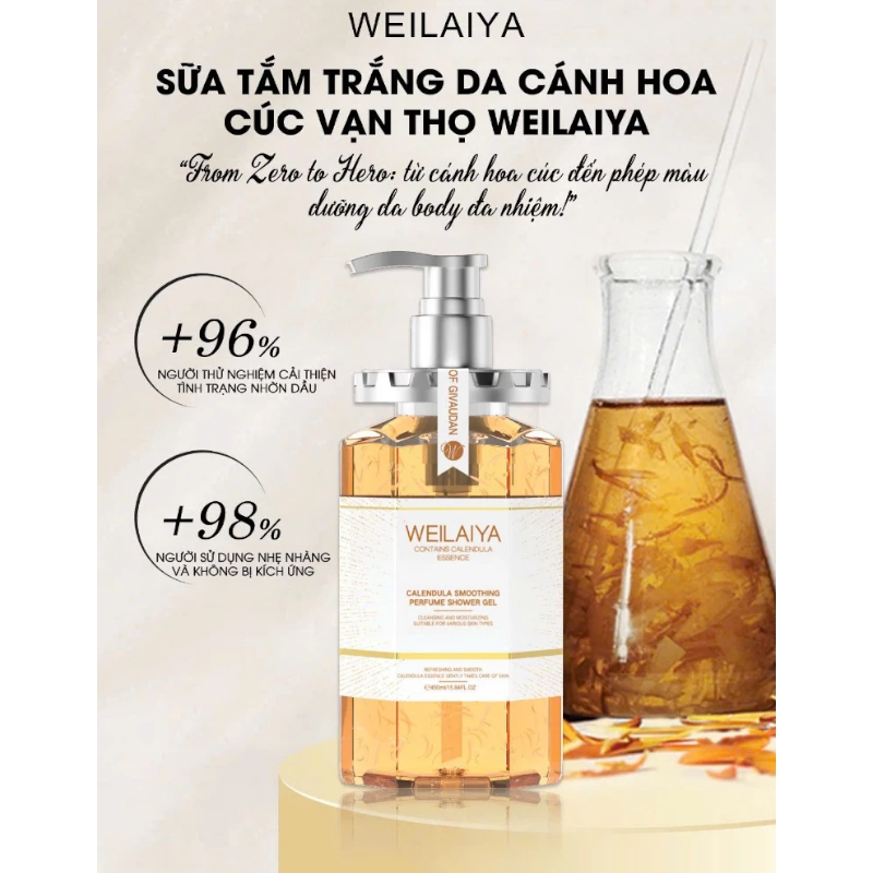 25419_sua-tam-weilaiya-phu-photoroom-7_20241012162933-3.png Sữa Tắm Trắng Da Toàn Thân Weilaiya Cánh Hoa Cúc Vạn Thọ 450ml - 6971025881315
