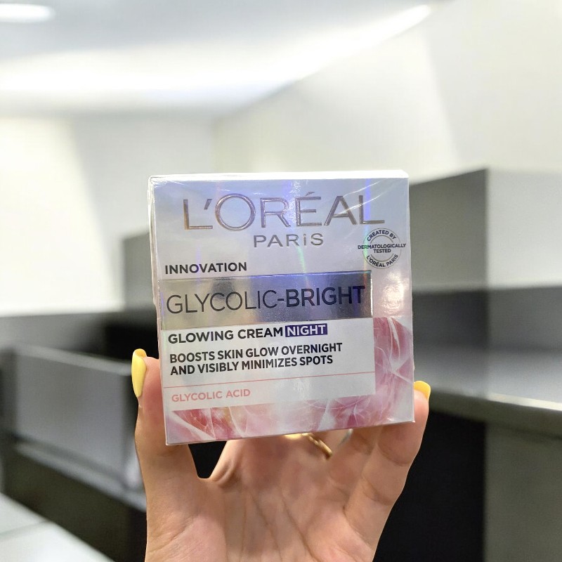 25448_kem-duong-loreal-dem-phu-photoroom_20241016113614-10.jpg Kem Dưỡng Trắng Da Loreal Paris Ban Đêm Glycolic-Bright Glowing Cream Night 50ml Loreal - 8994993016563