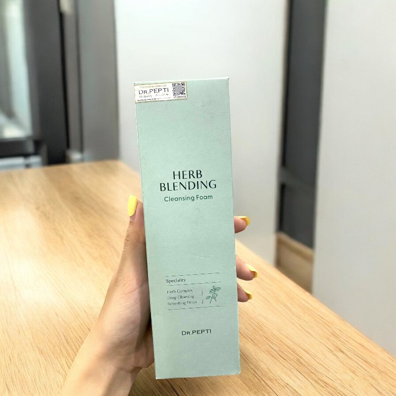 25449_srm-dr-pepti-xanh-phu-photoroom-2_20241016161539-2.jpg Sữa Rửa Mặt Dr.Pepti Hàn Quốc Herb Blending Chiết Xuất Trà Xanh 110ml phù hợp da dầu mụn, da nhạy cảm - 8809563060818