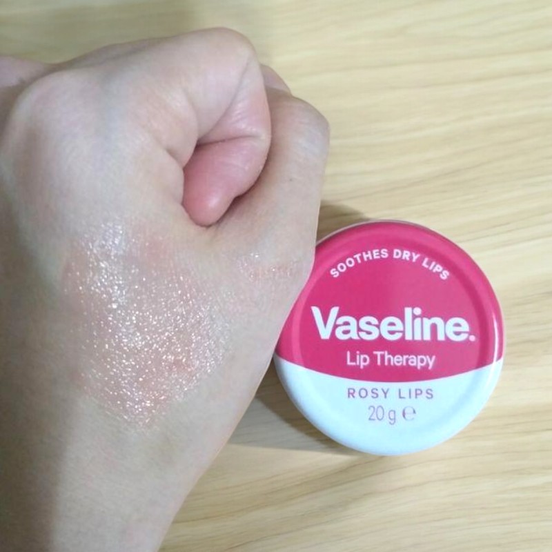 Kho sỉ son Dưỡng Môi Vaseline Hộp Thiếc Màu Hồng Lip Therapy Rosy Lips 20g Kho sỉ son Dưỡng Môi Vaseline Hộp Thiếc Màu Hồng Lip Therapy Rosy Lips 20g