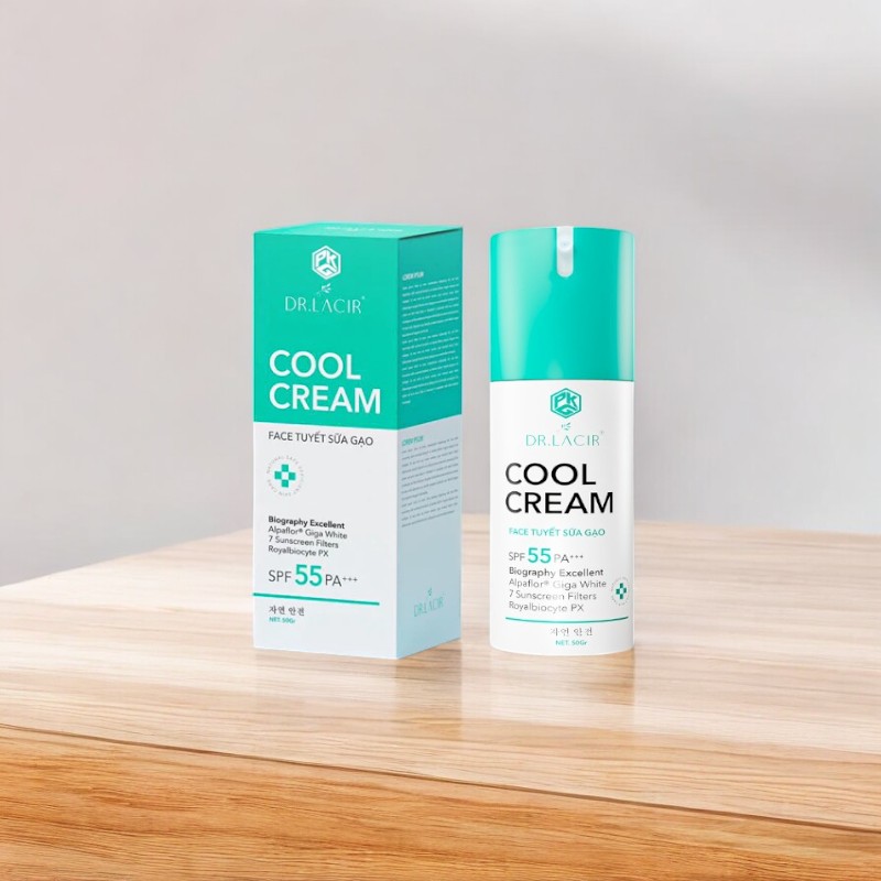 25470_face-ngay-dr-lacir-phu-photoroom-3_20241019104401-6.jpg Kem Chống Nắng Dr Lacir Cool Cream Face Tuyết Sữa Gạo Dưỡng Trắng Da Ban Ngày 50g - 8938528007473