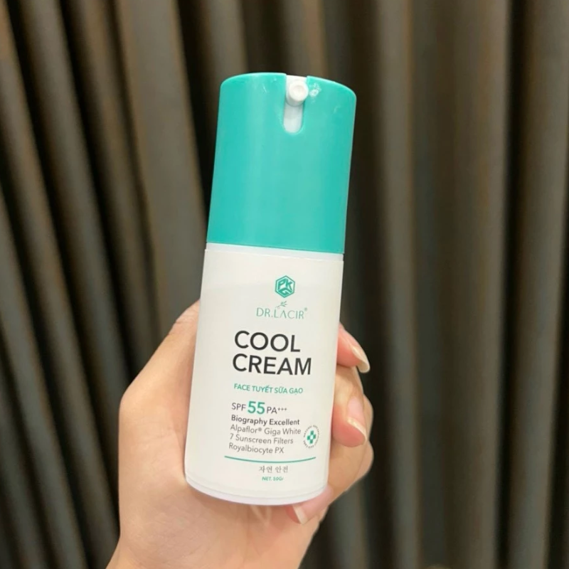 25470_kem-face-ngay-dr-lacir-phu-photoroom_20241019093011-10.png Kem Chống Nắng Dr Lacir Cool Cream Face Tuyết Sữa Gạo Dưỡng Trắng Da Ban Ngày 50g - 8938528007473