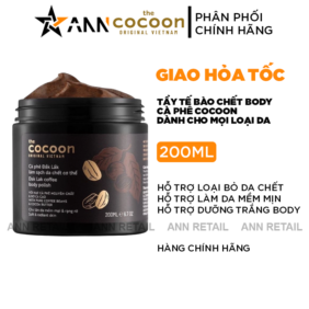 Tẩy Tế Bào Chết Cà Phê Cocoon 200ml Cho Body - 8936217700032