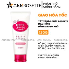 Tẩy Tế Bào Chết Rosette Màu Hồng Cho Da Khô Gommage Moist Peeling Gel 120g - 4901696538340