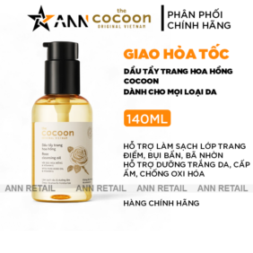 Dầu Tẩy Trang Hoa Hồng Cocoon 140ml - 8936217700377