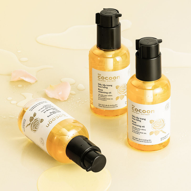 Dầu Tẩy Trang Hoa Hồng Cocoon 140ml Dầu Tẩy Trang Hoa Hồng Cocoon 140ml