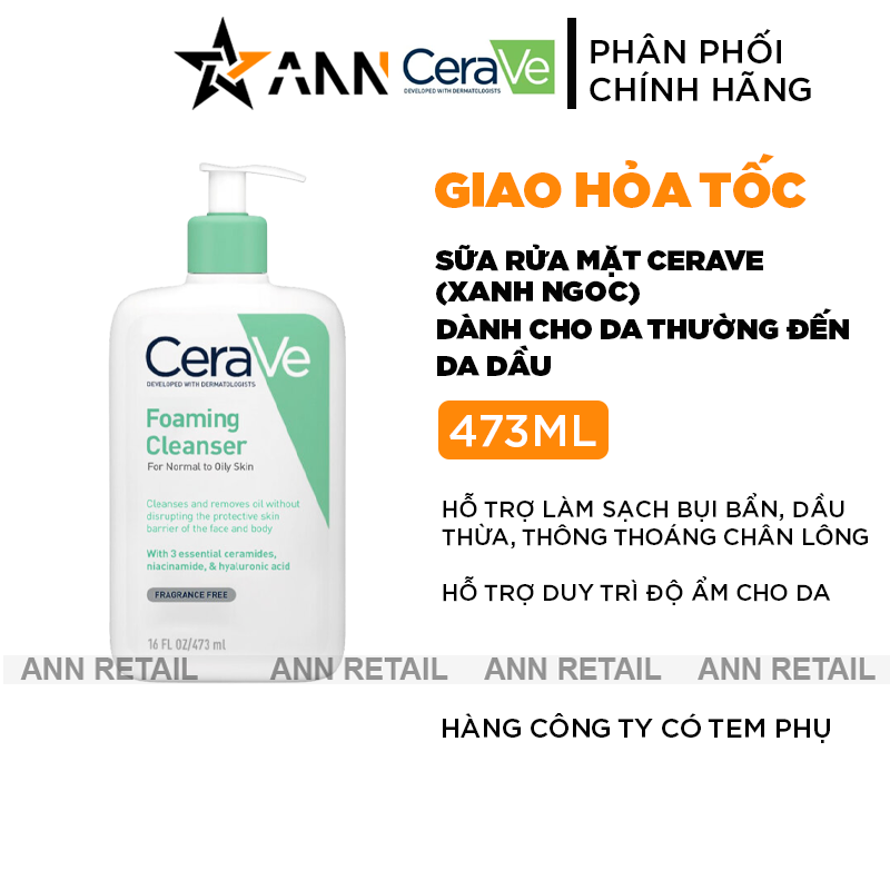 25553_khung-shopee-ann-retail-moi-0410_20241030144309-9.png Sữa Rửa Mặt Cerave Foaming Cleanser Xanh Ngọc 473ml - Dành Cho Da Thường Đến Da Dầu - 3337875597357