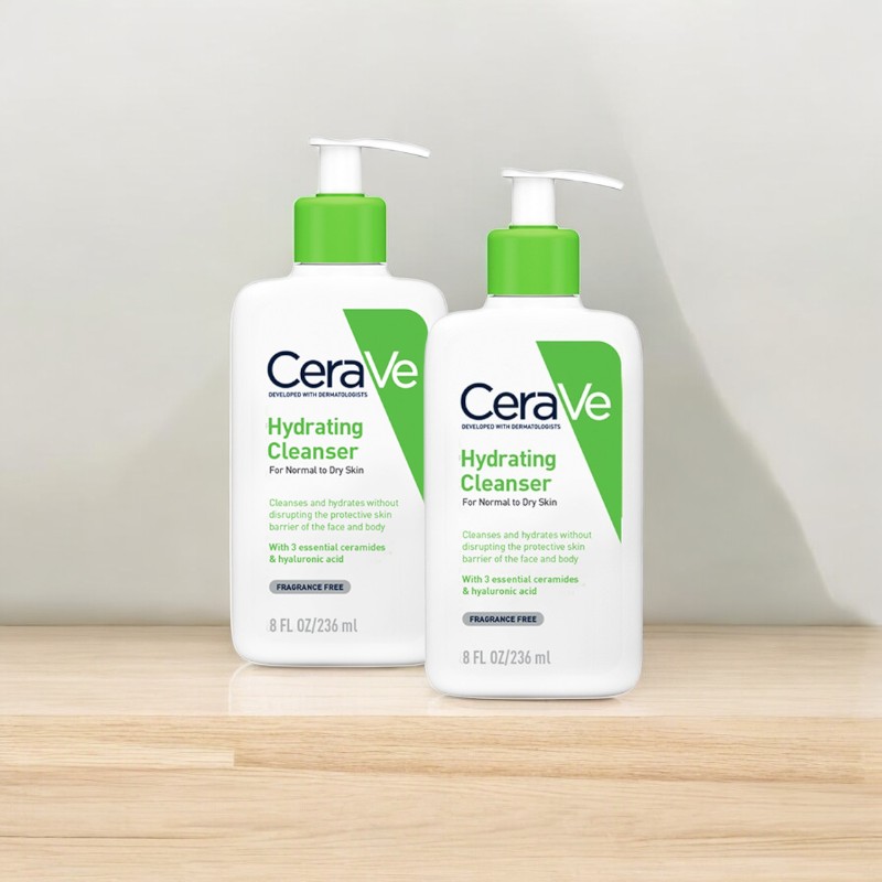 Sữa Rửa Mặt Cerave Hydrating Cleanser Xanh Lá Nhỏ 236ml - Dành Cho Da Thường Đến Da Khô Sữa Rửa Mặt Cerave Hydrating Cleanser Xanh Lá Nhỏ 236ml - Dành Cho Da Thường Đến Da Khô