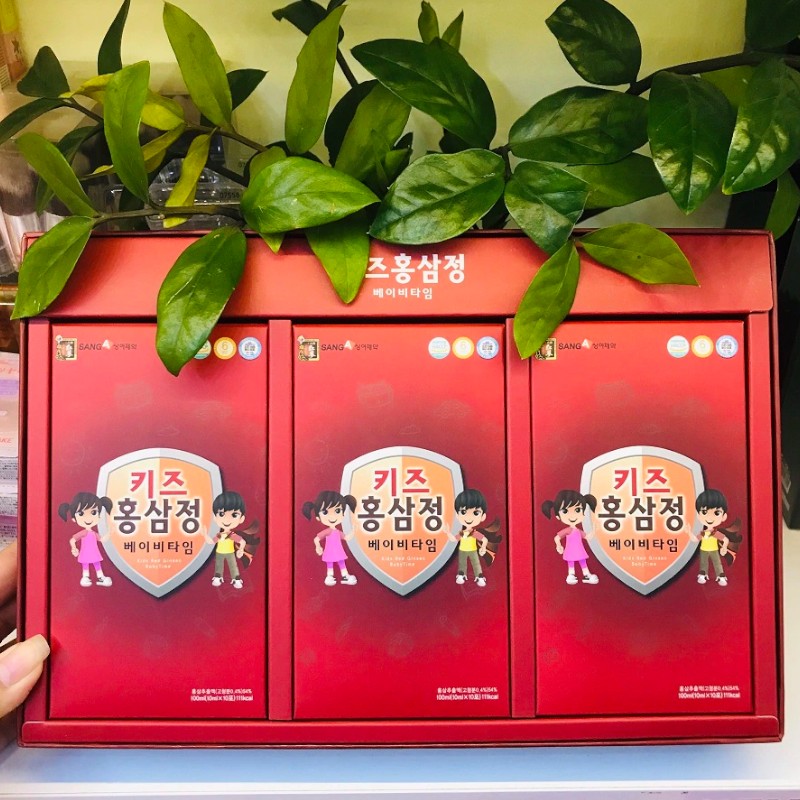 Nước Uống Hồng Sâm Baby Sanga Hàn Quốc Hộp 30 Gói - Dành Cho Bé Nước Uống Hồng Sâm Baby Sanga Hàn Quốc Hộp 30 Gói - Dành Cho Bé