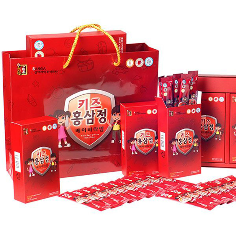 Nước Uống Hồng Sâm Baby Sanga Hàn Quốc Hộp 30 Gói - Dành Cho Bé Nước Uống Hồng Sâm Baby Sanga Hàn Quốc Hộp 30 Gói - Dành Cho Bé